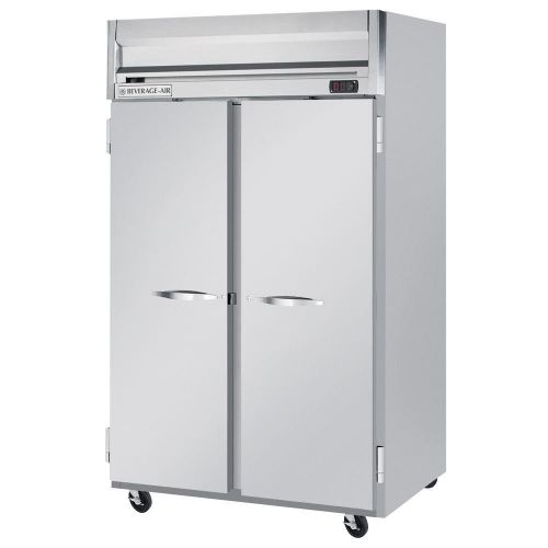 Beverage Air HF2-1S, 52-Inch Two Section Solid Door Reach-in Freezer, NSF, UL, c