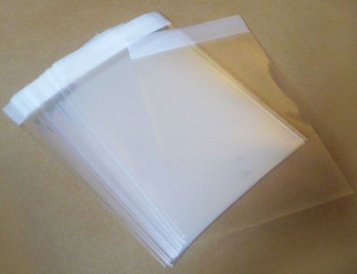 100 6X8 Clear Resealable Recloseable Cello Cellophane Bag Thick  (150mm X 200mm)