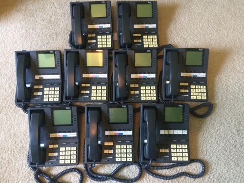 Lot of 9 Inter-Tel AXXESS 550.4500 6-Line Executive LCD Display Phone