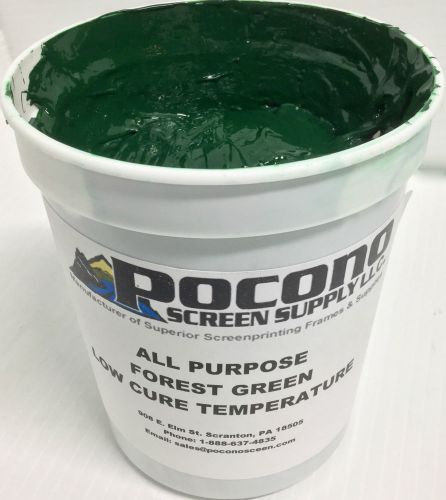 All Purpose Forest Green Low Cure Temperature Ink (Gallon)