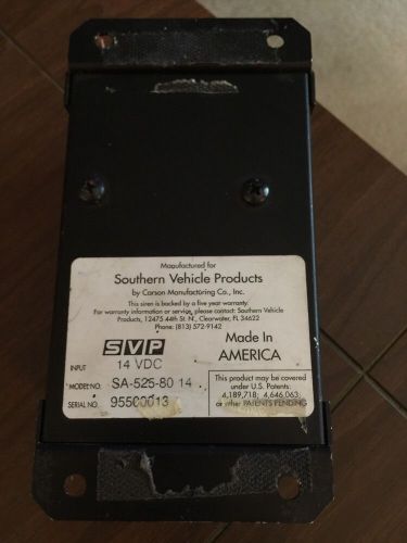 SVP SA-525 80 14 Remote Siren Module. Southern Vehicle Products Siren