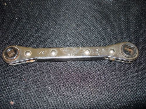 Ratcheting Refrigeration Wrench, 5-1/2&#034;, Steel, Klein Tools, 68310