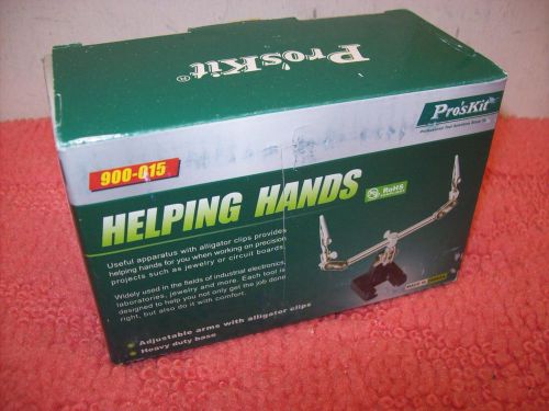 Pro&#039;sKit Helping Hands Soldering Aid Alligator Style Clips Light Equipment Tools
