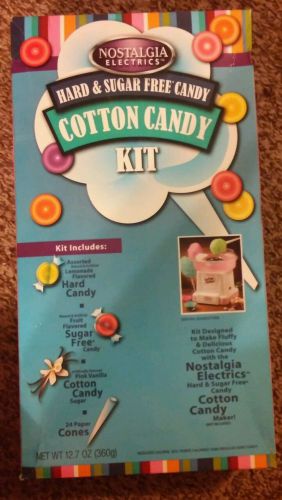 Nostalgia HCK800 Cotton Candy Hard &amp; Sugar-Free Candy Kit