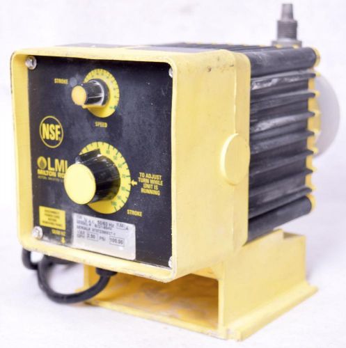 LMI Milton Roy Chemical Electromagnetic Pump PN B121-85HV 50/60HZ 2.50 100 psi