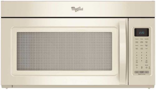 Whirlpool wmh32519ct 1.9 cu. ft. compact over-the-range microwave oven, biscuit for sale