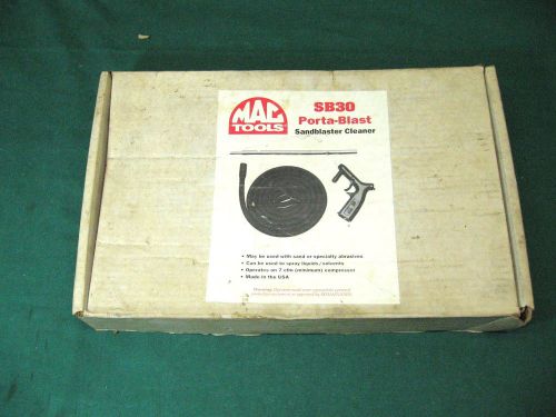 New MAC TOOLS HAND-HELD SIPHON SAND BLASTER NOS  CONDITION 7CFM