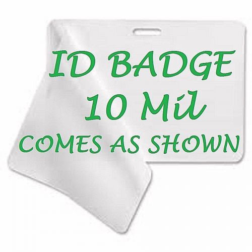 10 mil, id badge card laminating pouch sheets 2.56 x 3.75 (300 each) with slot for sale
