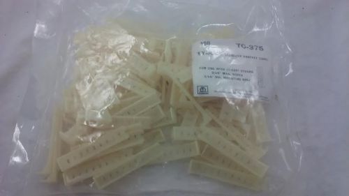 80 New Thomas and Betts  Ty-Rap stand-off Bracket Ivory TC-375 Fast Shipping!!!