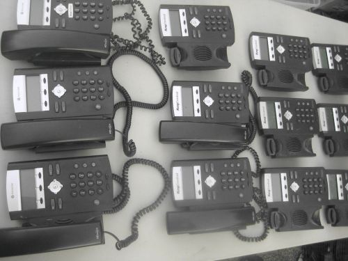 A LOT OF 12 POLYCOM SOUNDPOINT IP 335 HD BUSINESS PHONE 2201-12375-001
