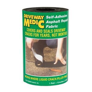 Driveway medic - self adhesive asphalt repair fabric for sale