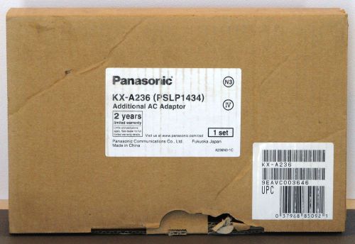 NEW In Box Panasonic KX-A236 PSLP1434 Additional AC Power Adaptor