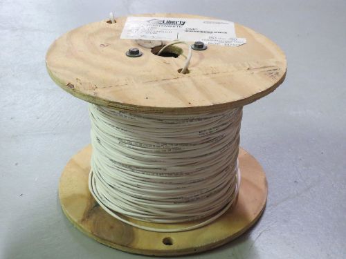 Liberty Wire and Cable 22-2C-P-WHT 22AWG 2 Conductor White 949&#039; Reel E190606