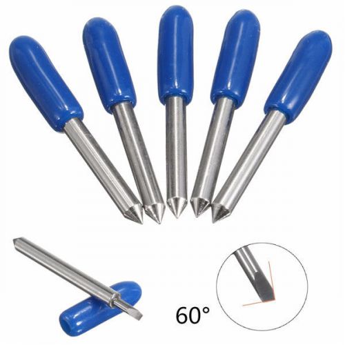 5pcs 60 degree gcc cutting plotter vinyl cutter blade knife blades for roland us for sale