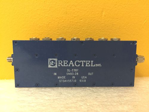 Reactel SL-2387, 1100 to 1160 MHz, SMA (M-F), Coaxial Bandpass Filter