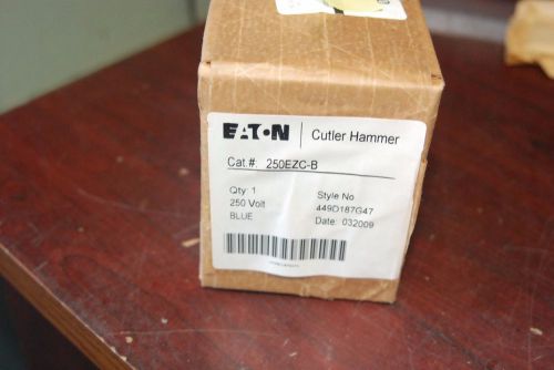 Cutler Hammer 250EZC-B,  250v  Blue Light  New in Box