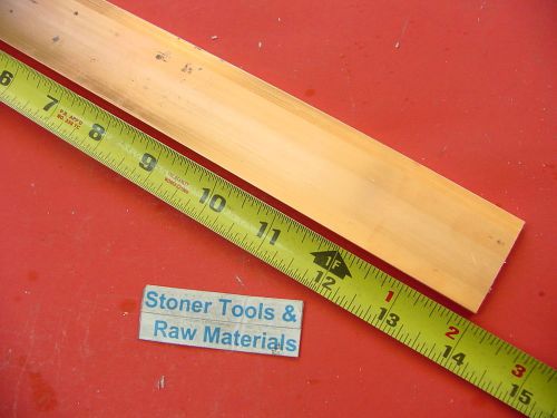1/4&#034;x 1-1/2&#034; c110 copper bar 14&#034; long solid flat bar .25&#034; mill bus bar stock h02 for sale