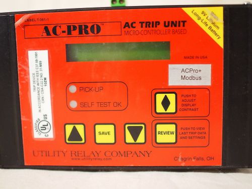 URC AC-PRO *NEW* AC TRIP UNIT T-361-1 MICRO-CONTROLLER BASED B-561 (1F2)