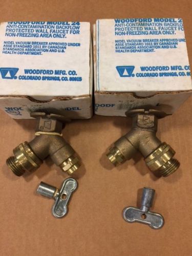 Woodford Faucets Model 24 Anti Contamination Back Flow Protected