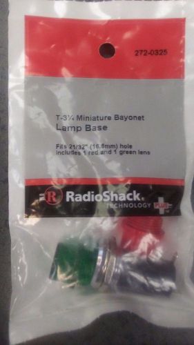 T-3 1/4 Minitature Bayonet Lamp Base #272-0325 By RadioShack