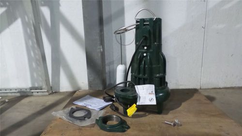 Zoeller d284 1 hp 1725 rpm 230v vertical switch submersible sewage pump for sale