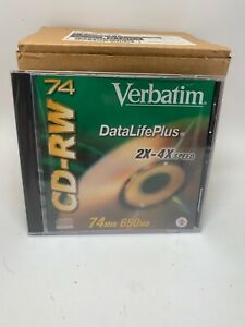 10 Verbatim DataLifePlus CD-RW ReWritable Compact Discs CDs  * Free Shipping *