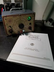 Vintage Heathkit Condenser Checker. C-2. Leakage Tester. R/C Bridge. Tested.