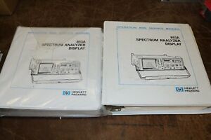 16 HP Hewlett Packard operation service manuals analyzer meter as pictured