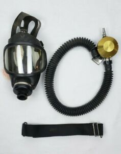 MSA Supplied Air Respirator Face Mask Assembly New Old Stock Gas Mask