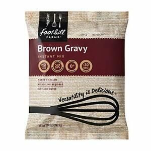 Foothill Farms Brown Gravy Instant Mix 14 oz Bag Pack of 8