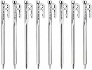 Camping MOON Martensitic Stainless Steel 420J2 Hardened Forged Peg R Series Pow