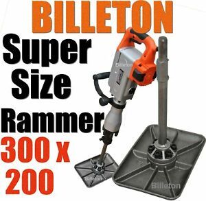Jack Hammer SuperSize Compactor Rammer Plate. Tamper. Packer. Landscaper Builder