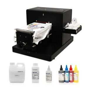 A4 Flatbed Printer Multicolor A4 Size Dtg T-shirt Printer Directly To Print Dark