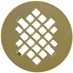 Sioux Chief 827-2SPPK1 Polished Brass Replacement Shower Drain Strainer 4-1/4in.