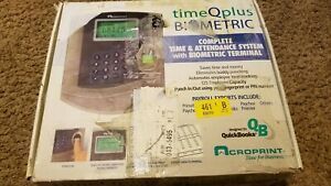 TQ100 TimeQplus ACROPRINT time and attendance system Biometric Terminal