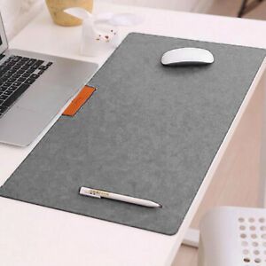 Soft Mouse Pad Table Computer Desk Mat Comfortable to Touch Large Light Grey