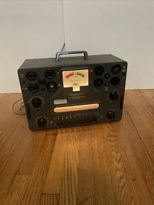 Heathkit TC-3 Tube tester Powers On Not Fully Tested Appears Good Mobs Turn Well