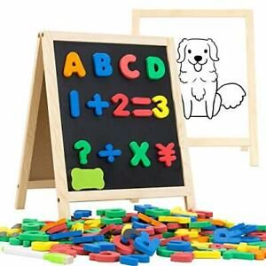 Magnetic Letters and Numbers with Easel for Kids- 133 Pieces Alphabet