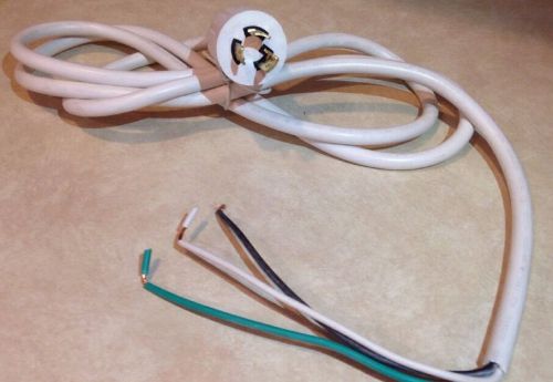 Stw flexible 16/3 white twist lock power cord nema l7-15p 105c pigtail 3 16  ul for sale