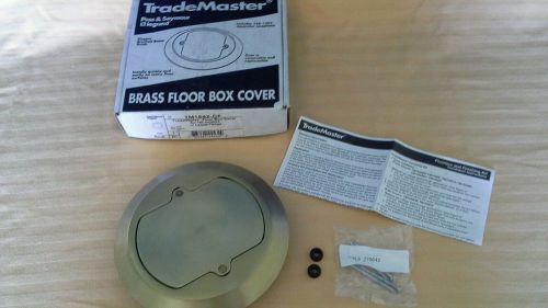 Electrical Receptacles Pass&amp; Seymour Legrand TM1542-CF Floor Box Cover BRASS New