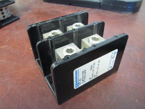 Marathon Power Distribution Block 1432126 Line 350MCM Load 350MCM 2P 600V Used