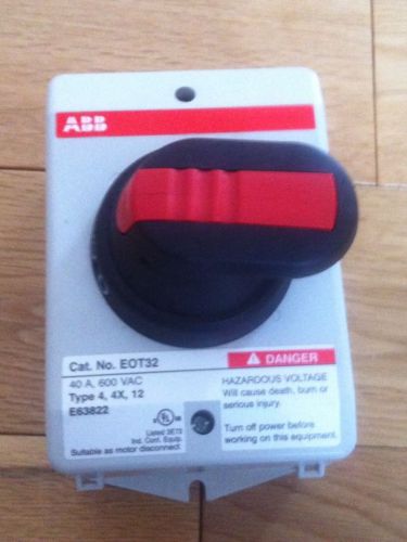 Abb non- fusable disconnect switch for sale