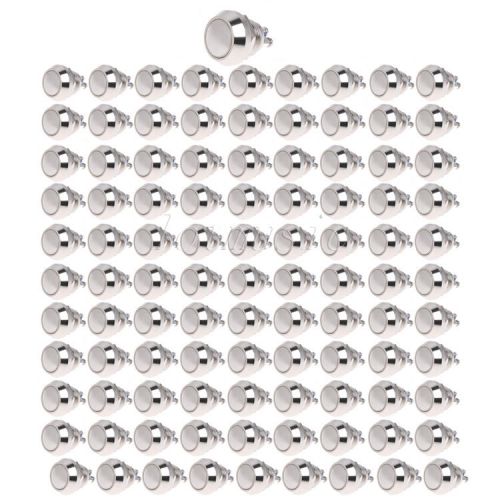 100pcs 12mm brass push button momentary switch screw terminal for sale