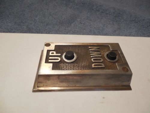 Vintage Elevator Hall Push Button