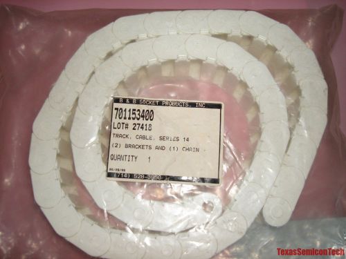 Track Cable Series 14 - 701153400 - 2 Brackets &amp; 1 Chain - New