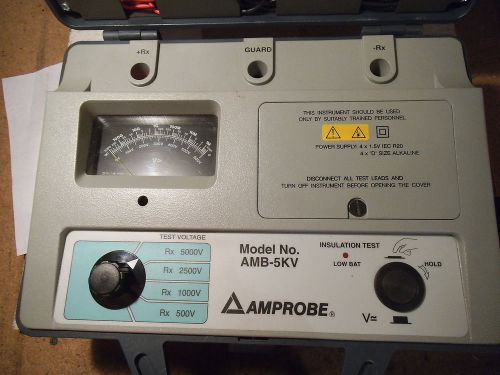 Amprobe AMB-5KV Megohmeter Resistence Tester - USED