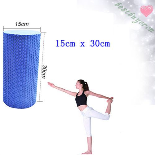 Blue floating point eva yoga pilates fitness foam*roller massage*high quality for sale