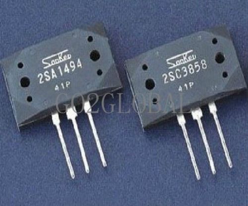For 1pair OR 2PCS 2SA1494/2SC3858 A1494/C3858 NEW Transistor SANKEN MT-200 60 da