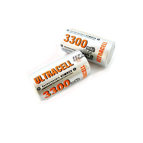 40 pcs SubC Sub C NiMH 3300mAh Rechargeable Battery Flat Top Ultracell
