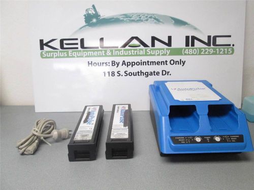 Zoll 10493-001 Auto Pulse Battery Charger System w/ 2-1042-001 NIMH Batteries